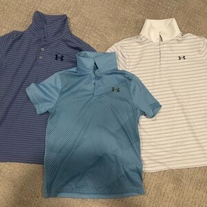 Under Armour Youth Large Golf Shirt Bundle
